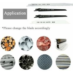 Scie Alternative électrique Filaire Robuste De 710 W Avec 4 Lames -Outils Électriques 88687539 3