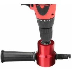 Le Coupeur De Tle D'Origine Se Fixe �� La Perceuse Standard Coupe Des Tles Plates Ou Ondul��es D��coupe Multidirectionnelle Positionnement �� 350 Degr��s De Haute Pr��cision Pour Le Perage -Outils Électriques 90847305 2