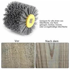 Brosse En Nylon Pour Roue De Traction - Grain 180/240 - Pour Brosse à Bois, Machine à Satiner (grain 180) 85VWF7BJ1 9 Brosse En Nylon Pour Roue De Traction - Grain 180/240 - Pour Brosse à Bois, Machine à Satiner (grain 180) 85VWF7BJ1 -Outils Électriques 91551581 3