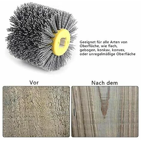 Brosse En Nylon Pour Roue De Traction - Grain 180/240 - Pour Brosse à Bois, Machine à Satiner (grain 180) 85VWF7BJ1 5 Brosse En Nylon Pour Roue De Traction - Grain 180/240 - Pour Brosse à Bois, Machine à Satiner (grain 180) 85VWF7BJ1 – Image 3