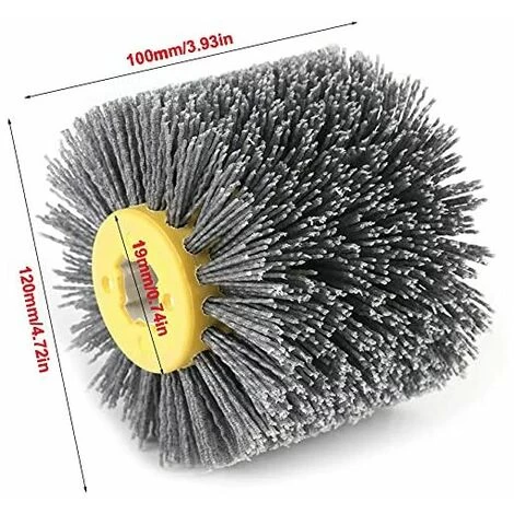 Brosse En Nylon Pour Roue De Traction - Grain 180/240 - Pour Brosse à Bois, Machine à Satiner (grain 180) 85VWF7BJ1 7 Brosse En Nylon Pour Roue De Traction - Grain 180/240 - Pour Brosse à Bois, Machine à Satiner (grain 180) 85VWF7BJ1 – Image 5