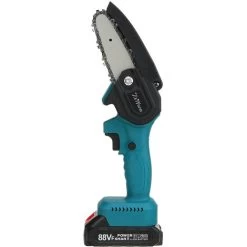 Tronconneuse à Batterie Scie à Chaine à Batterie élagueuse Sans Fil KIWarm 18V 4'' 1 Batterie Scie à Bche électrique -Outils Électriques 91995464 5