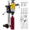 VEVOR Carotteuse A Diamant Diametre 160 Mm, Perceuse Au Diamant 1980 W A Eau, Carotteuse A Beton, Appareil De Forage Diamant Guidage Et Base En Aluminium, Foreuse Au Diamant Usage Double