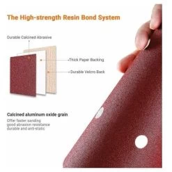 9-Inch/225mm 30PCS Disques De Ponçage à 6 Trous Pour Ponceuse De Cloison Sèche - ASD5A 9 9-Inch/225mm 30PCS Disques De Ponçage à 6 Trous Pour Ponceuse De Cloison Sèche - ASD5A -Outils Électriques 93951412 3