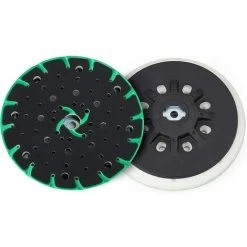 Plateau Ponceuse 150 Mm Avec Aspiration De Poussière - Filetage De Raccordement M8 - Remplacement Du Festool Plateau Ponceuse, Compatible Avec Le Ponceuse Excentrique 150mm Bosch Makita Etc.