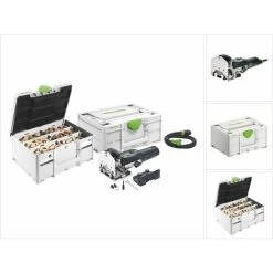 Festool DF 500 Q-Plus Fraiseuse 420W 4-10mm + Chevilles DOMINO 1060pcs. + Coffret Systainer