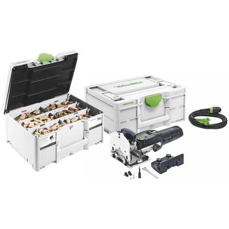 Festool DF 500 Q-Plus Fraiseuse 420W 4-10mm + Chevilles DOMINO 1060pcs. + Coffret Systainer 4 Festool DF 500 Q-Plus Fraiseuse 420W 4-10mm + Chevilles DOMINO 1060pcs. + Coffret Systainer – Image 2