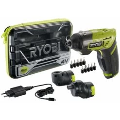 Tournevis Sans Fil RYOBI 4V Ergo - Batterie 1,5 Ah Intégrée - Chargeur - ERGO-A2