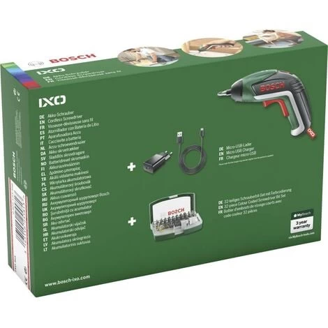 Visseuse Sans Fil Bosch IXO V 06039A800S + Batterie, + Accessoires 4 Visseuse Sans Fil Bosch IXO V 06039A800S + Batterie, + Accessoires – Image 2